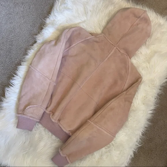 UGG Women's Pink Hooded Jacket - Picture 2 of 8